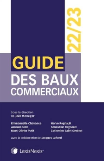 Guide des baux commerciaux 2022-2023