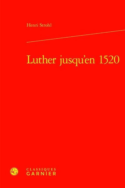 Luther jusqu'en 1520