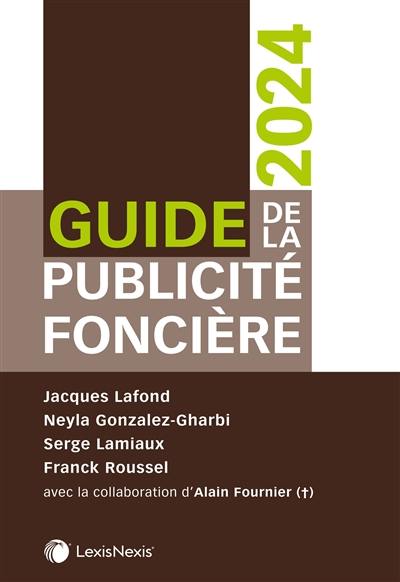 Guide de la publicité foncière : 2024