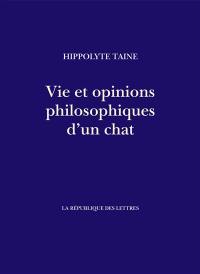 Vie et opinions philosophiques d'un chat