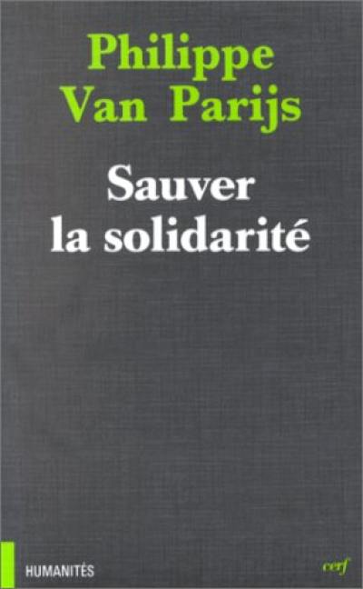 Sauver la solidarité