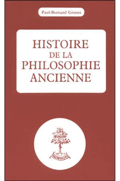 Histoire de la philosophie ancienne