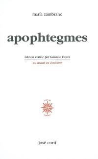 Apophtegmes