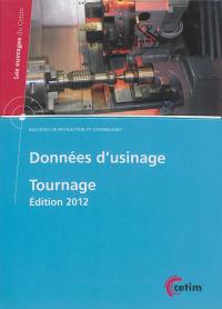 Données d'usinage : tournage