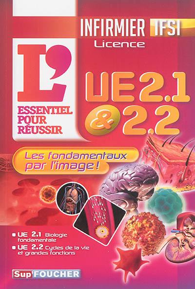 L'essentiel pour réussir UE 2.1 & 2.2 : les fondamentaux par l'image ! : infirmier IFSI, licence