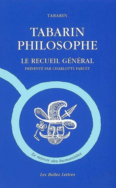 Tabarin philosophe : le recueil général