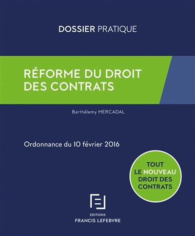 Réforme du droit des contrats : ordonnance du 10 février 2016