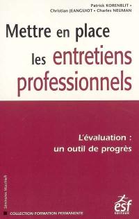 Mettre en place les entretiens professionnels