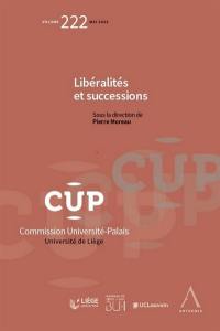 Libéralités et successions