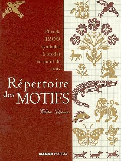 Répertoire des motifs : plus de 1.200 symboles à broder au point de croix