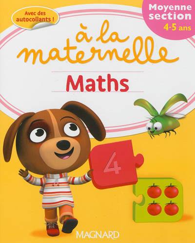 A la maternelle, maths, moyenne section, 4-5 ans