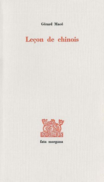 Leçon de chinois