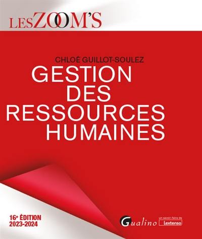 Gestion des ressources humaines : 2023-2024