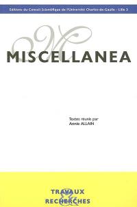 Miscellanea