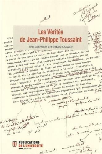 Les vérités de Jean-Philippe Toussaint