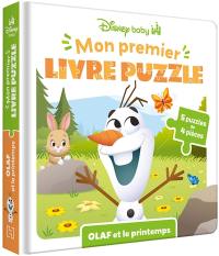 Olaf et le printemps : 5 puzzles de 4 pièces