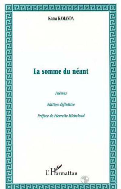 La somme du néant