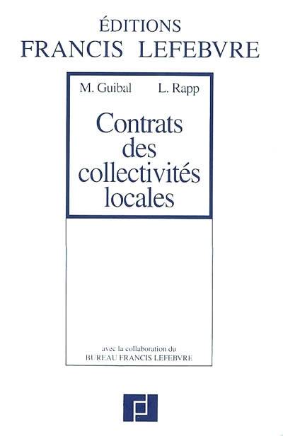 Contrats des collectivités locales