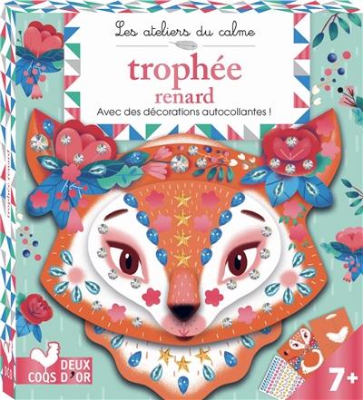 Trophée renard : avec des décorations autocollantes !