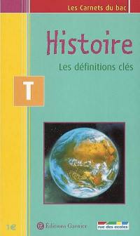 Histoire terminale : les définitions clés