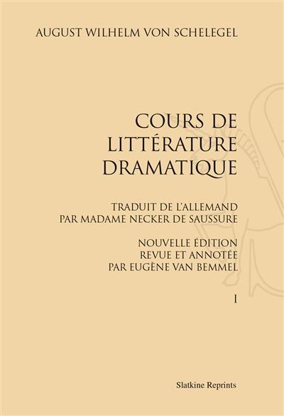 Cours de littérature dramatique