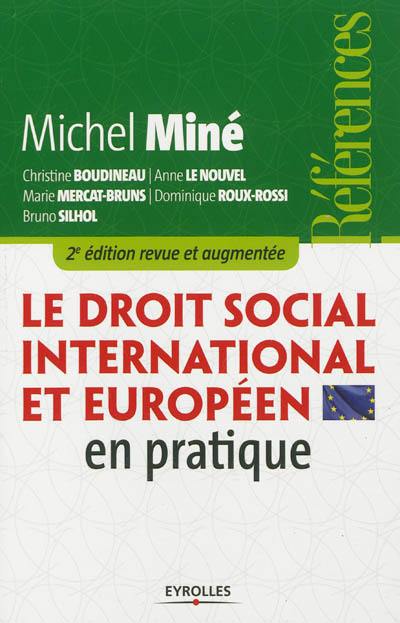 Le droit social international et européen en pratique