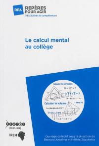 Le calcul mental au collège