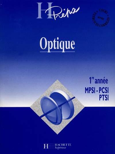 Optique 1re année, MPSI, PTSI, PCSI