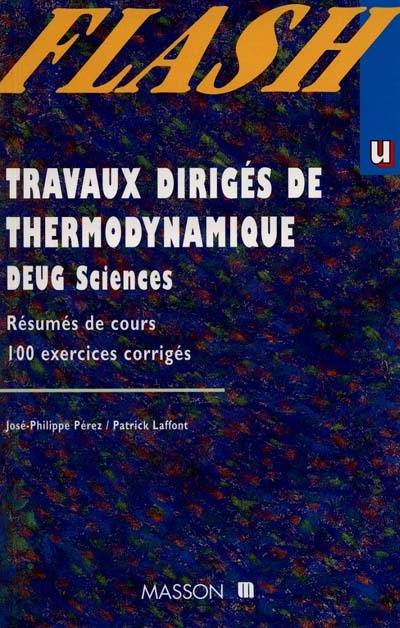 Travaux dirigés de thermodynamique