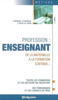 Profession enseignant : de la maternelle à la formation continue...