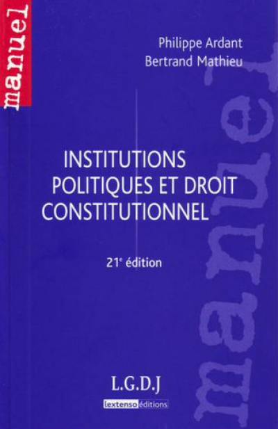 Institutions politiques et droit constitutionnel