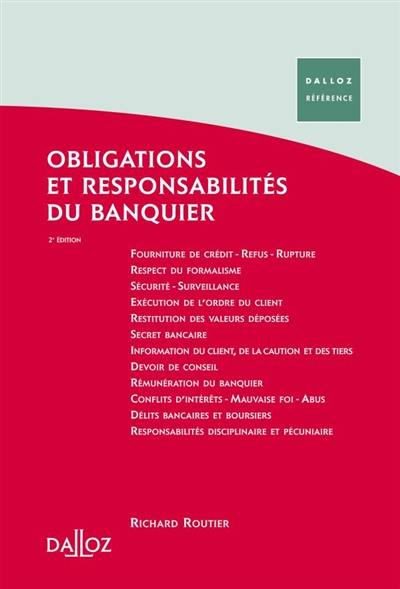 Obligations et responsabilités du banquier