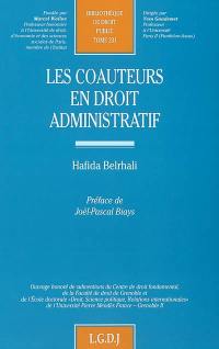 Les coauteurs en droit administratif