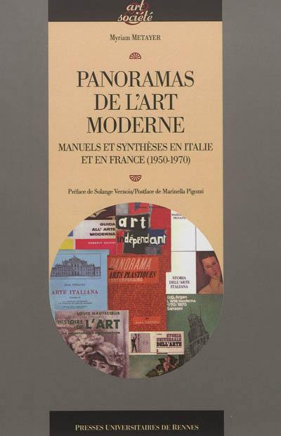 Panoramas de l'art moderne : manuels et synthèses en Italie et en France, 1950-1970