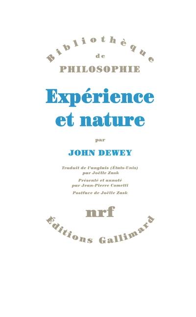 Expérience et nature