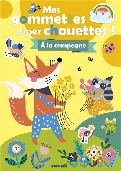 A la campagne : mes gommettes super chouettes !