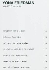 Manuels. Vol. 3