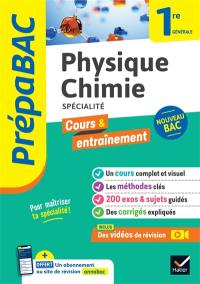 Physique chimie spécialité, 1re générale : nouveau bac