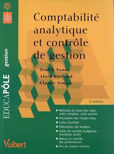 Comptabilité analytique et contrôle de gestion