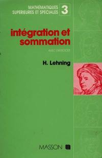 Intégration et sommation