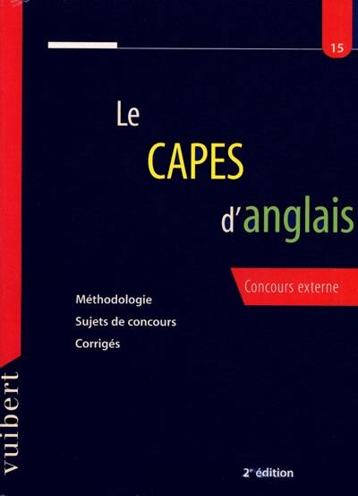 Le CAPES d'anglais : concours externe