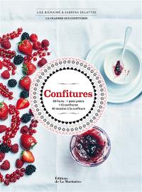 Confitures : 50 fruits, 1 petit précis, 110 confitures, 40 recettes à la confiture