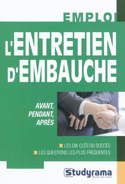 L'entretien d'embauche : avant, pendant, après