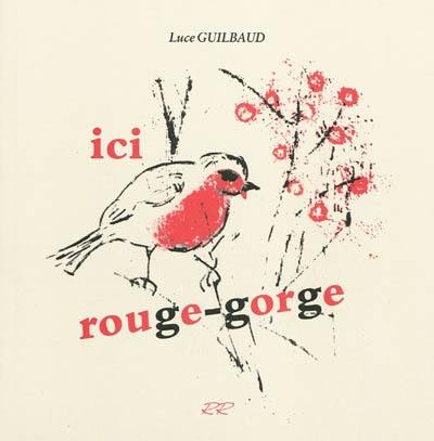 Ici rouge-gorge