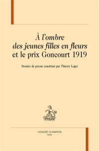 A l'ombre des jeunes filles en fleurs et le prix Goncourt 1919