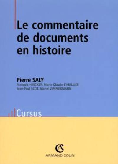 Le commentaire de documents en histoire