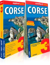 Corse : 3 en 1 : guide + atlas + carte