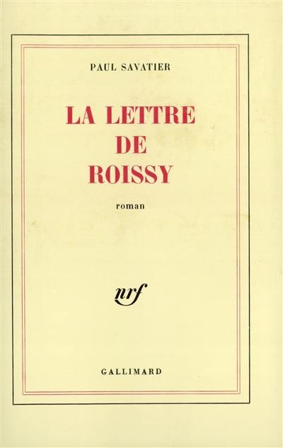 La lettre de Roissy