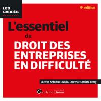 L'essentiel du droit des entreprises en difficulté