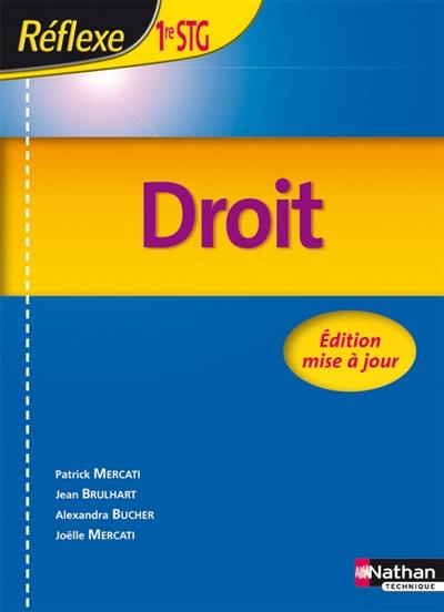 Droit, première STG